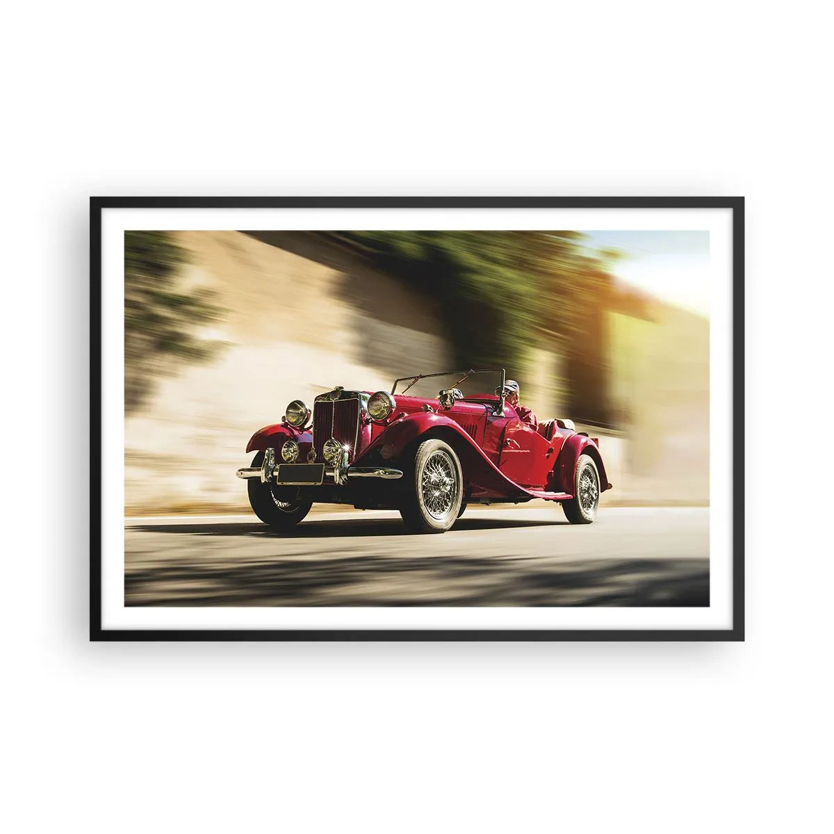 Poster in cornice nera - Più bella della Nike di Samotracia - 91x61 cm