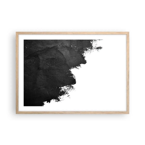Poster in cornice rovere chiaro - Gli elementi: la terra - 70x50 cm