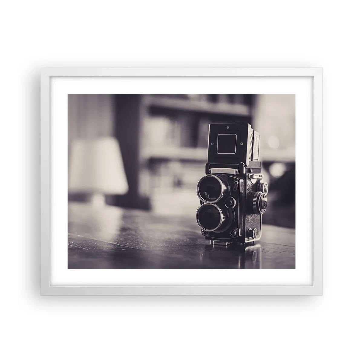 Poster in cornice bianca - La magia delle vecchie fotografie - 50x40 cm