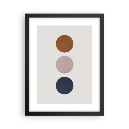 Poster in cornice nera - Simbolo di perfezione - 30x40 cm
