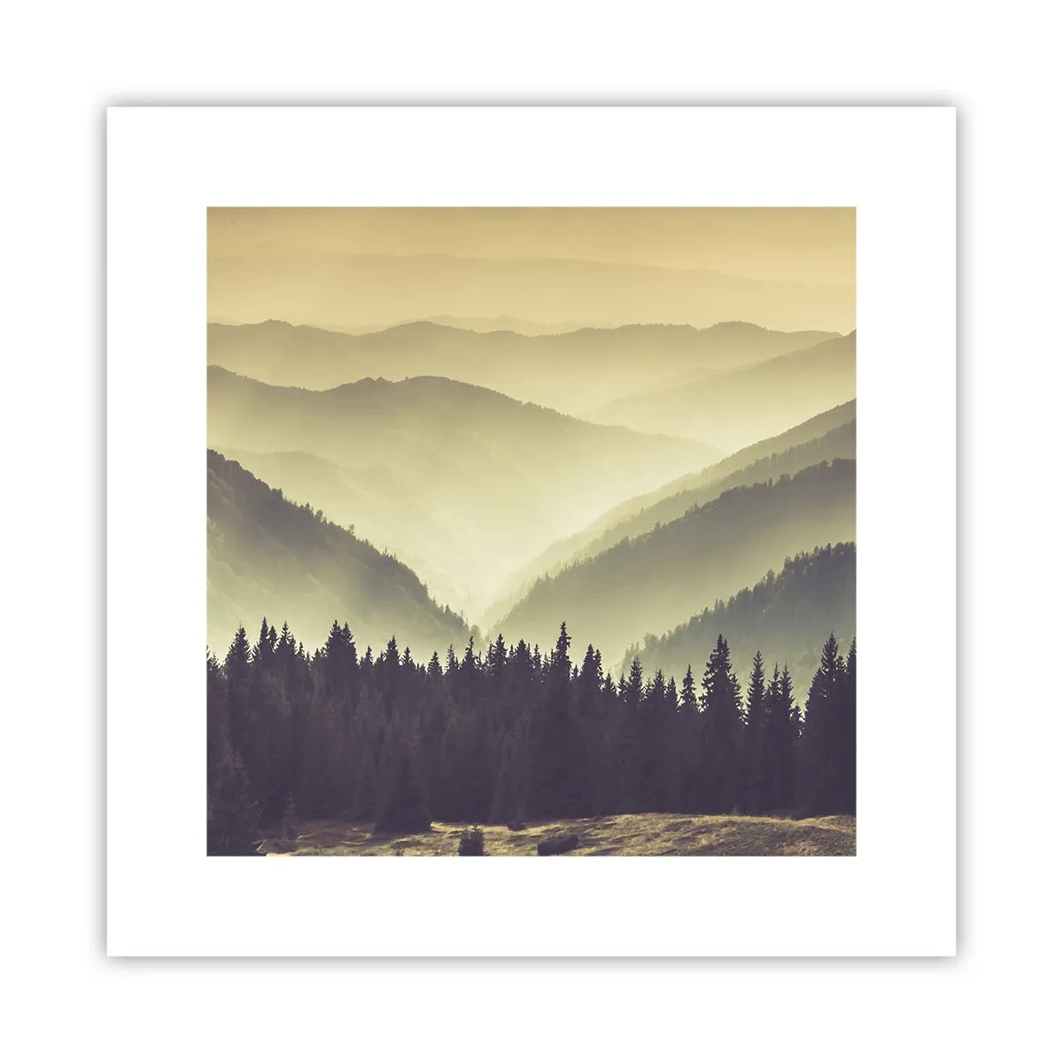 Poster - Dopo sette montagne… - 30x30 cm