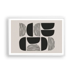 Poster in cornice bianca - Sistemi di metà - 91x61 cm