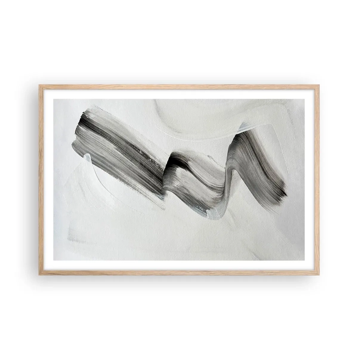 Poster in cornice rovere chiaro - Casualmente per divertimento - 91x61 cm