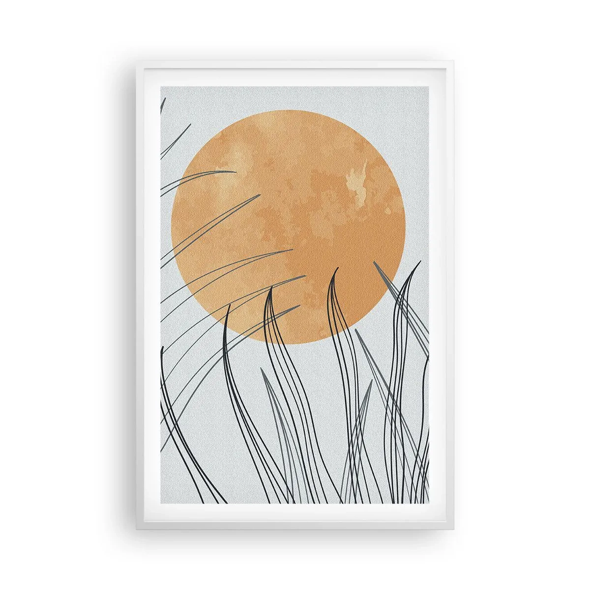 Poster in cornice bianca - Sempre verso il sole - 61x91 cm