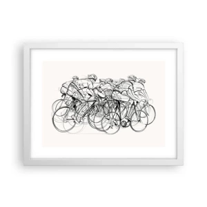 Poster in cornice bianca - Insieme - 40x30 cm