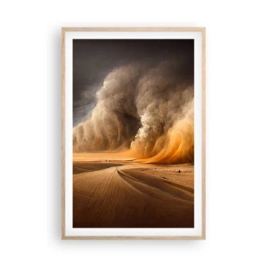 Poster in cornice rovere chiaro - L'ira del deserto - 61x91 cm