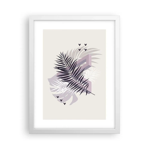 Poster in cornice bianca - L'ombra dell'ombra - 30x40 cm