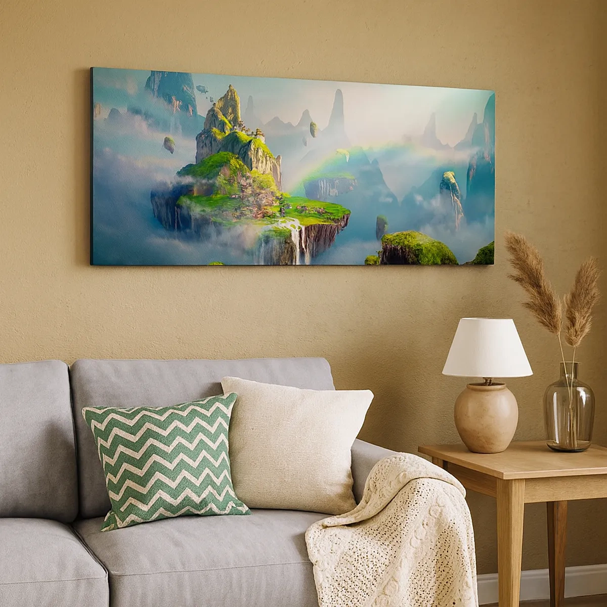 Quadro su tela - Stampe su Tela - In mezzo al cielo: isole fortunate - 30x30 cm