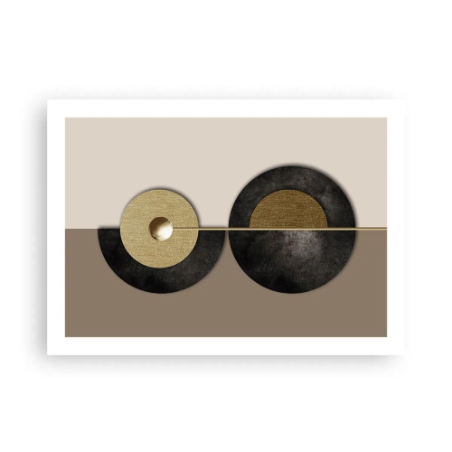 Poster - Variazioni attorno al cerchio - 70x50 cm