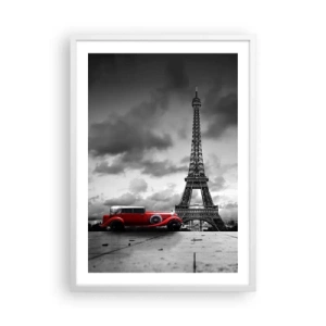 Poster in cornice bianca - Non molto tempo fa a Parigi - 50x70 cm