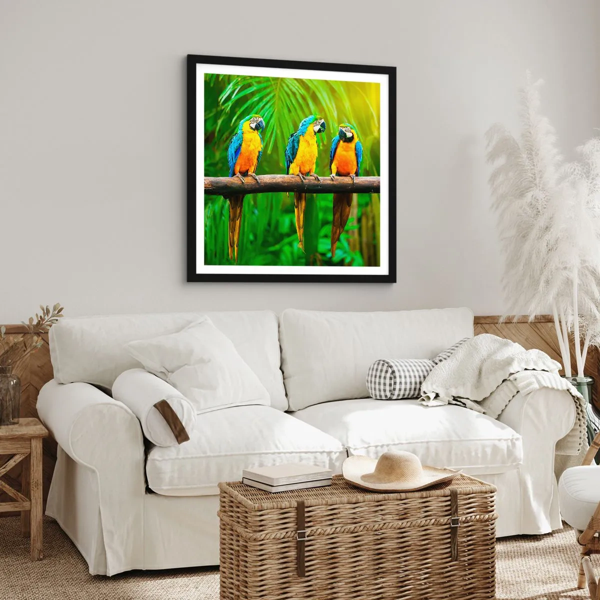 Poster in cornice nera - Hai sentito che ha fatto? - 30x30 cm