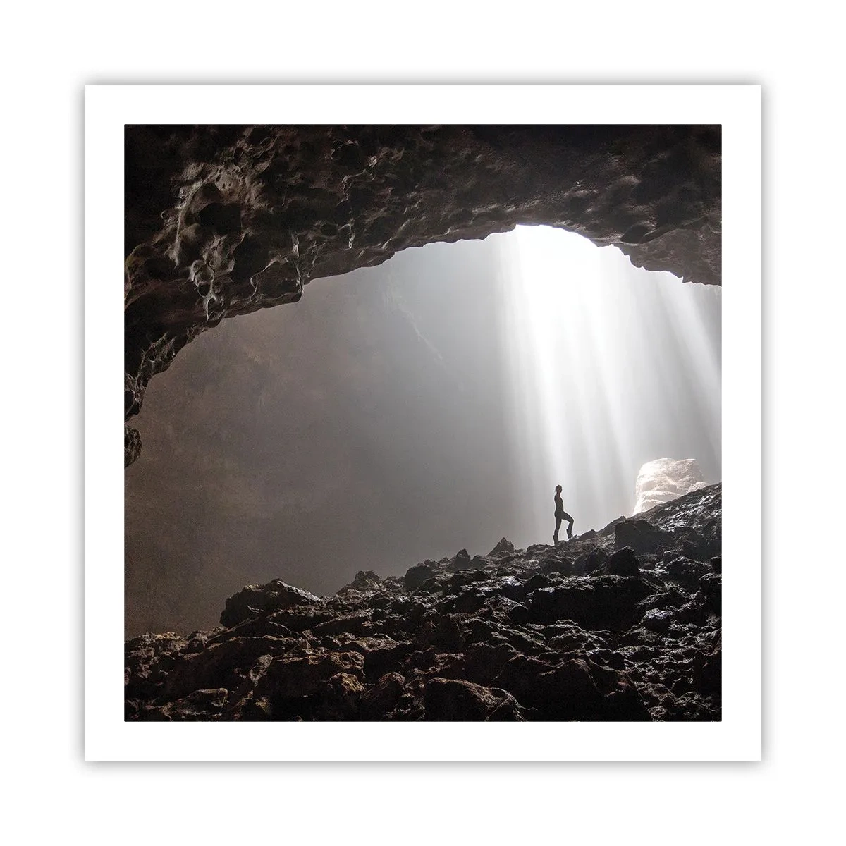 Poster - Grotta luminosa - 60x60 cm