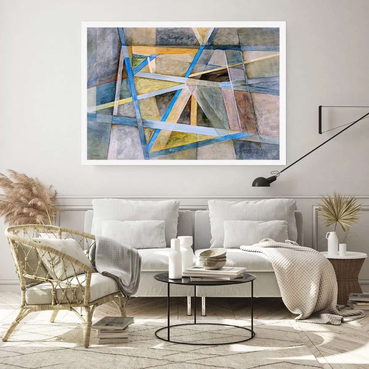 Poster - Dritto o obliquo? - 91x61 cm