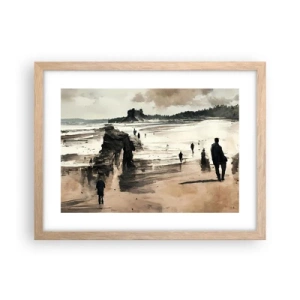 Poster in cornice rovere chiaro - Convocati - 40x30 cm