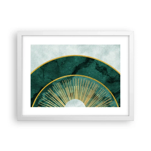 Poster in cornice bianca - Un altro sistema solare - 40x30 cm