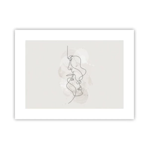 Poster - Intrecciati in un abbraccio - 40x30 cm