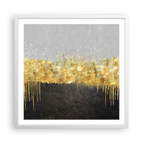 Poster in cornice bianca - Nel profondo e verso l'alto - 60x60 cm