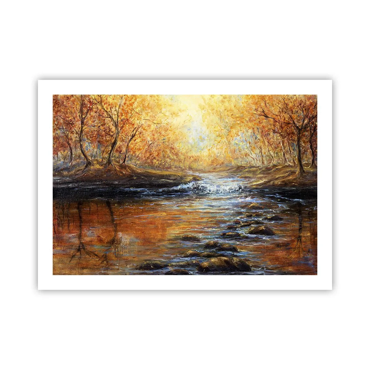 Poster - Ruscello d'oro - 70x50 cm