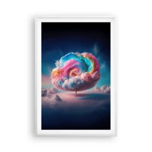 Poster in cornice bianca - Il sogno del luna park - 61x91 cm