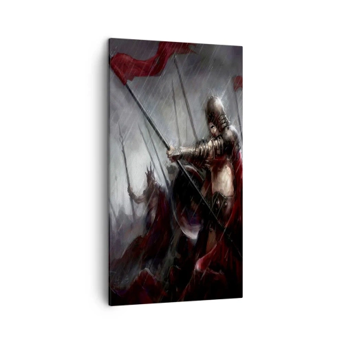 Quadro su tela - Stampe su Tela - Passante, dì a Sparta... - 45x80 cm