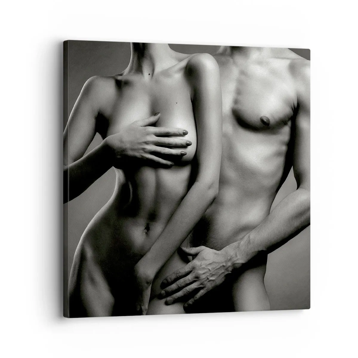 Quadro su tela - Stampe su Tela - Adamo ed Eva - 30x30 cm