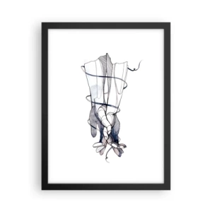Poster in cornice nera - Studio del tocco - 30x40 cm