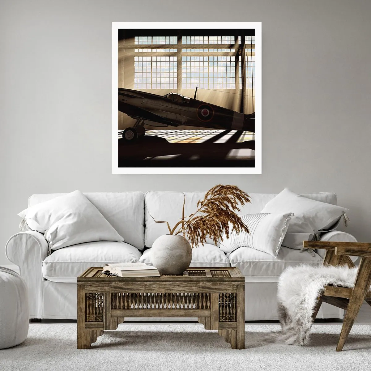 Poster - Il riposo del guerriero - 50x50 cm