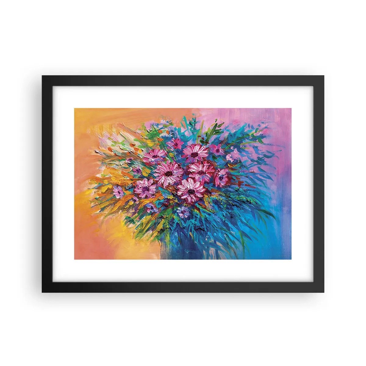 Poster in cornice nera - L'energia della vita - 40x30 cm