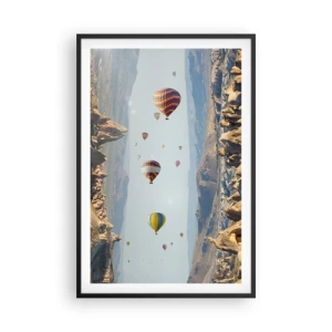 Poster in cornice nera - Qui tutto è possibile - 61x91 cm