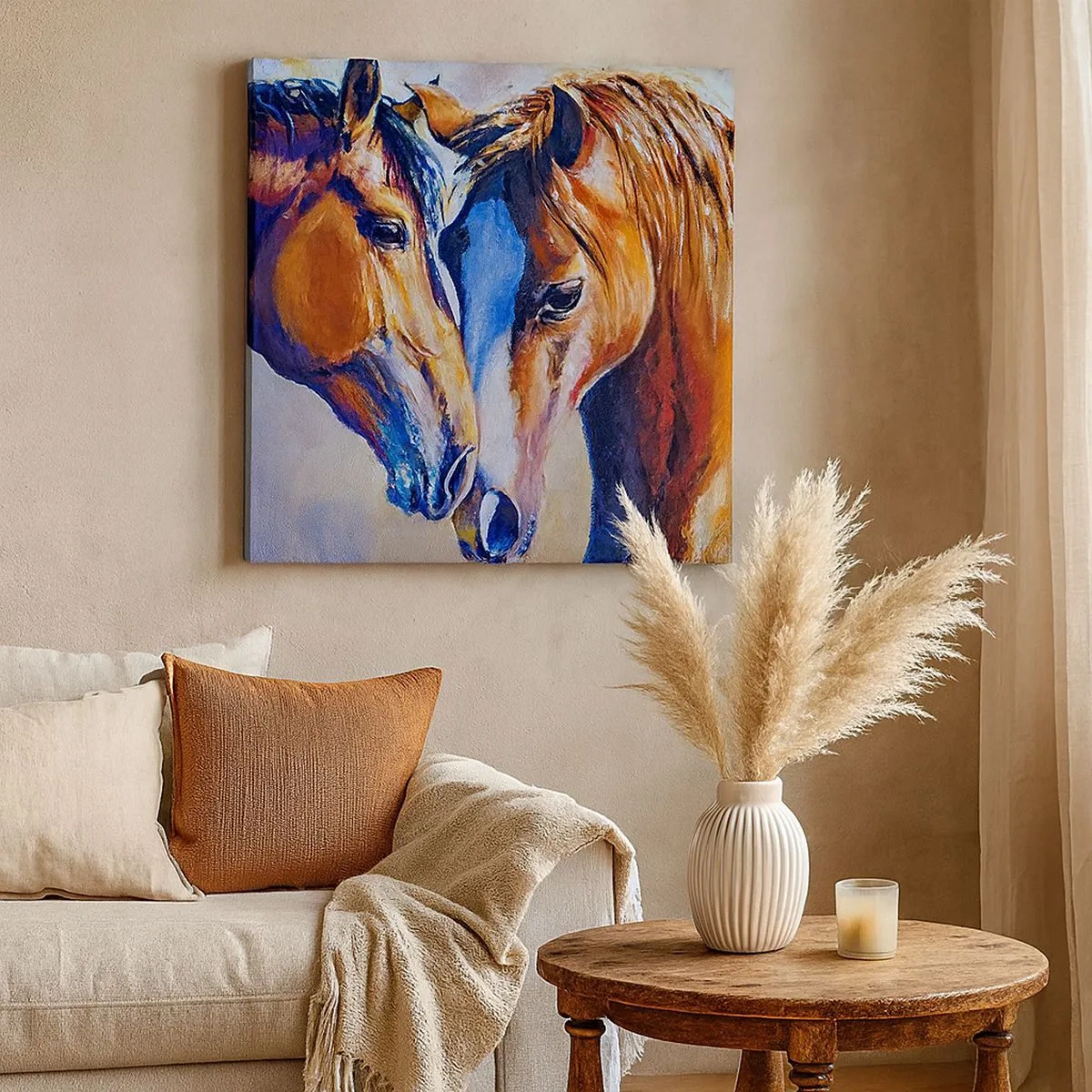 Quadro su tela - Stampe su Tela - Sarà amicizia o amore? - 30x30 cm