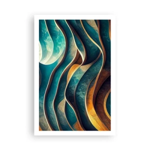 Poster - I meandri del blu - 61x91 cm