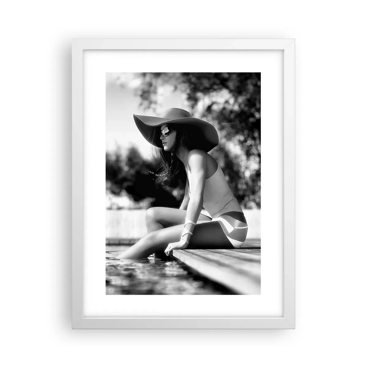 Poster in cornice bianca - Sogno estivo - 30x40 cm