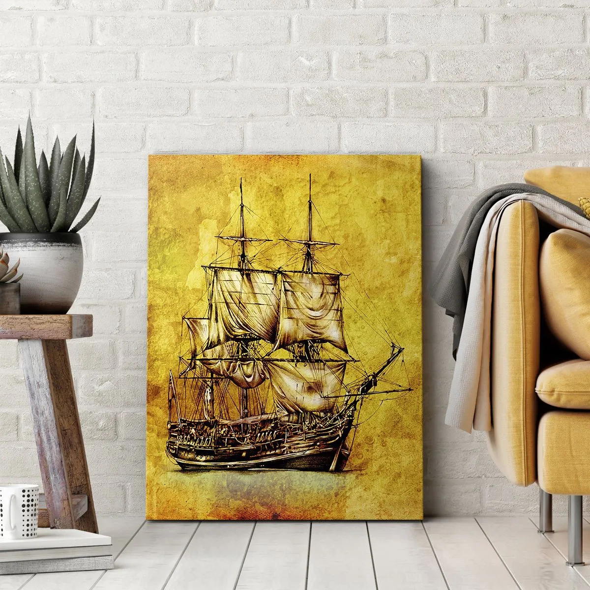 Quadro su tela - Stampe su Tela - Verso la Tortuga! - 55x100 cm