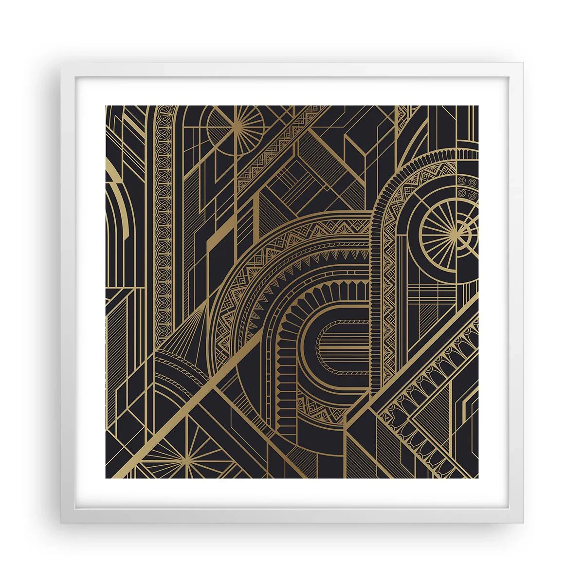 Poster in cornice bianca - Concetti, idee, progetti - 50x50 cm