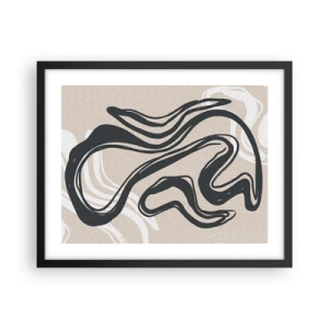 Poster in cornice nera - Espressione moltiplicata - 50x40 cm