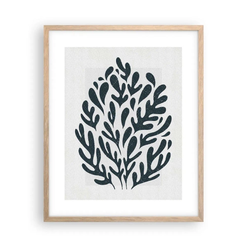 Poster in cornice rovere chiaro - Le forme della natura - 40x50 cm