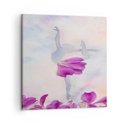 Quadro su tela - Stampe su Tela - Delicata come un fiore - 60x60 cm