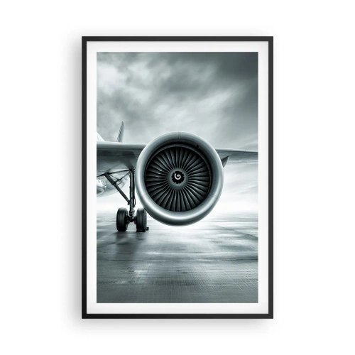 Poster in cornice nera - C'è la forza! - 61x91 cm