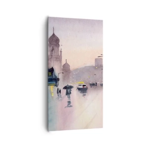 Quadro su tela - Stampe su Tela - Nella nebbia piovigginosa - 65x120 cm