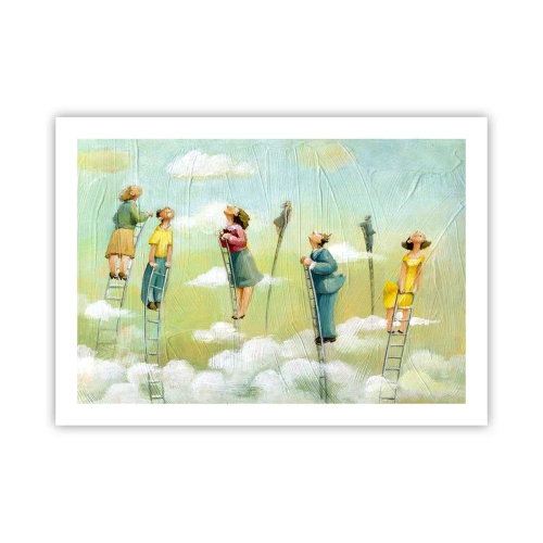Poster - Seguendo i propri sogni - 70x50 cm