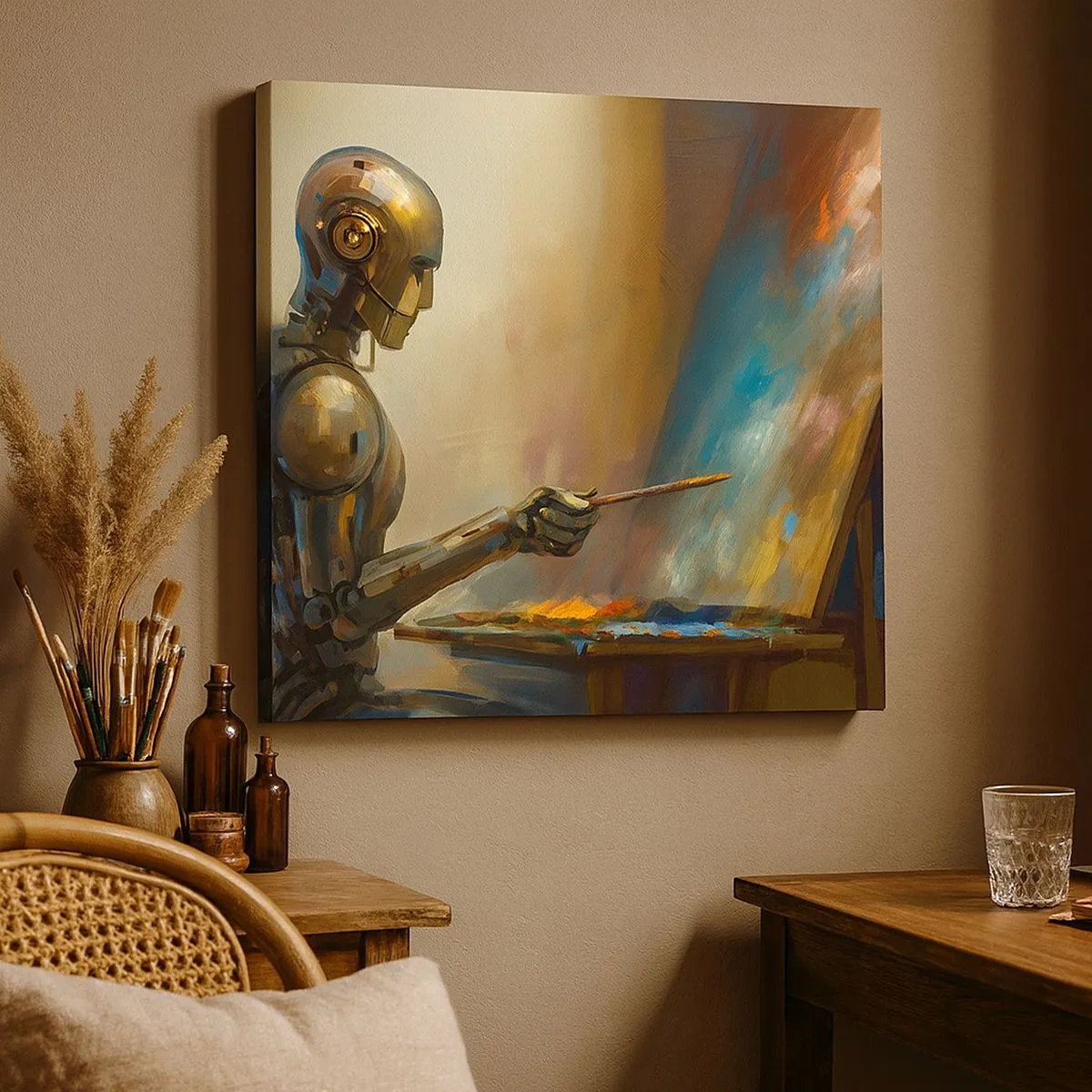 Quadro su tela - Stampe su Tela - L'arte del futuro - 30x30 cm