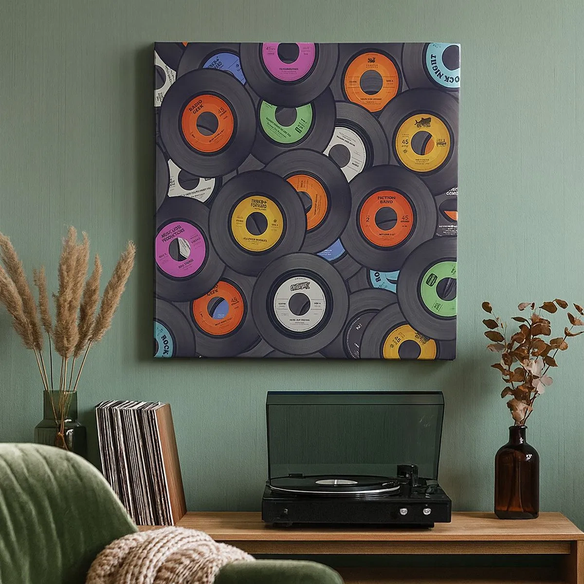 Quadro su tela - Stampe su Tela - I colori della classicità - 30x30 cm