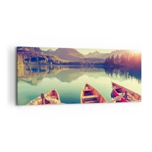 Quadro su tela - Stampe su Tela - Vivere secondo le sue leggi - 100x40 cm