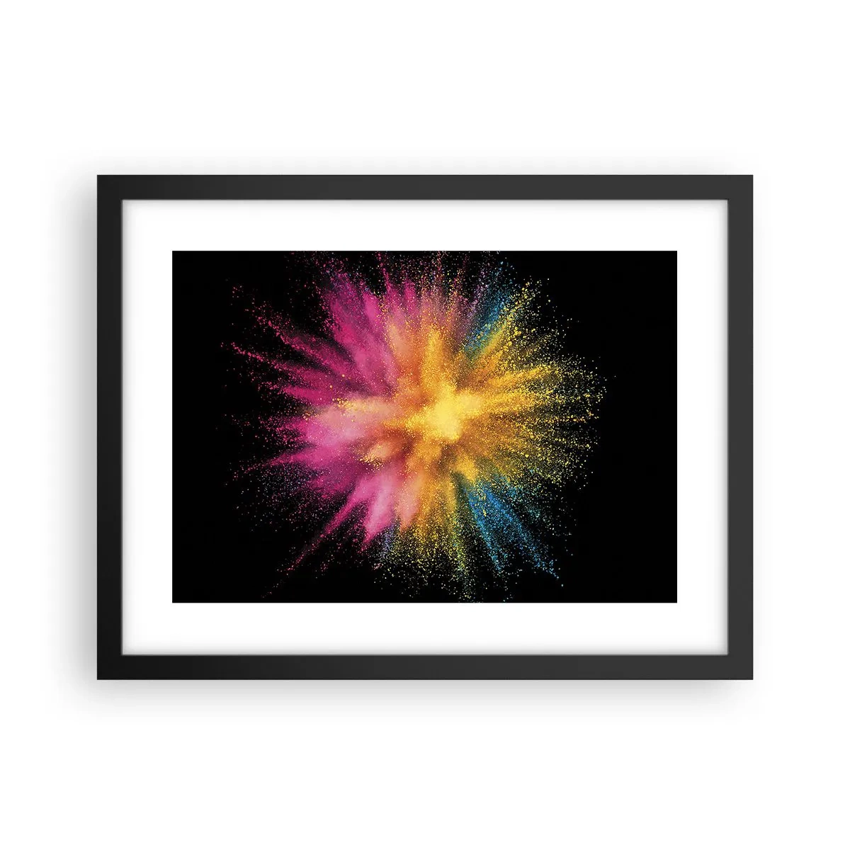 Poster in cornice nera - La nascita dei colori - 40x30 cm