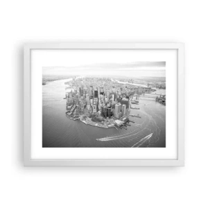 Poster in cornice bianca - Come non amarla? - 40x30 cm