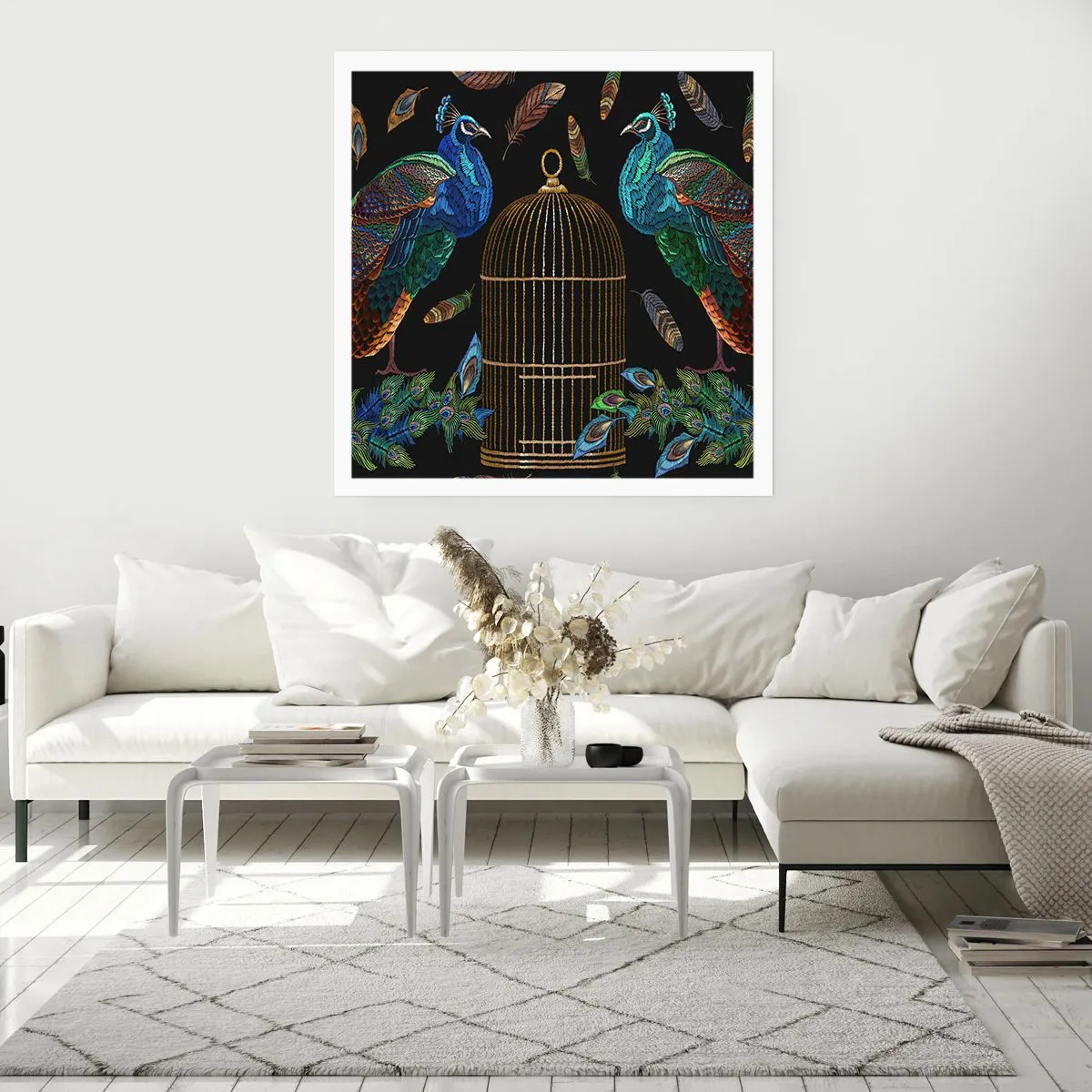 Poster - Con gli abiti reali - 40x40 cm