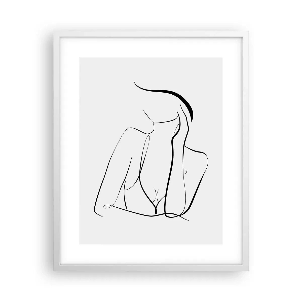 Poster in cornice bianca - Sull'onda dei sogni - 40x50 cm