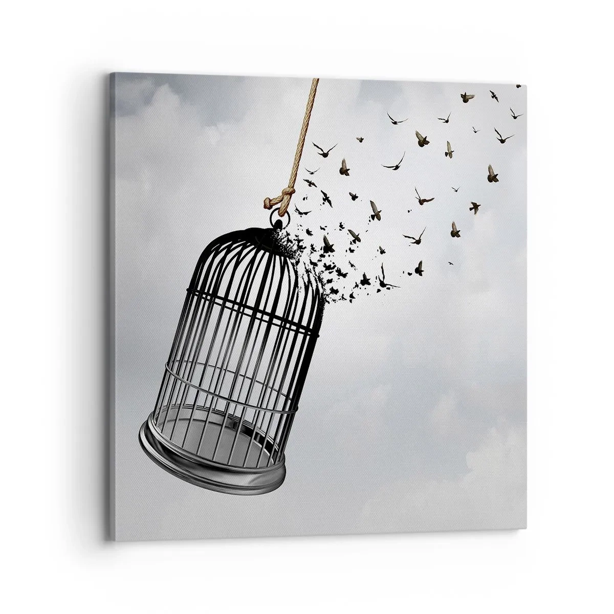 Quadro su tela - Stampe su Tela - Fede... Speranza... Libertà! - 70x70 cm