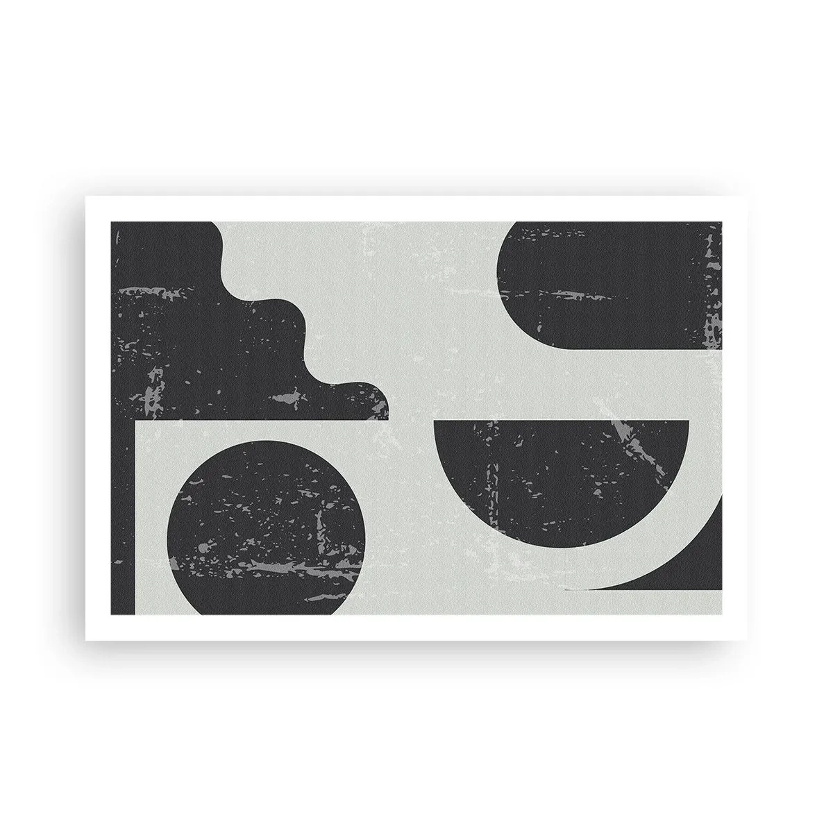 Poster - Composizione sopra e sotto - 91x61 cm