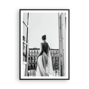 Poster in cornice nera - Il risveglio dei sensi - 70x100 cm